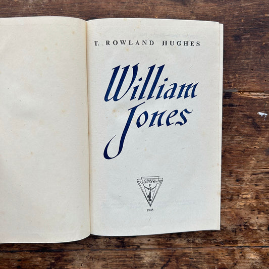 William Jones - Nofel Gan T. Rowland Hughes - 1945 (Preloved)