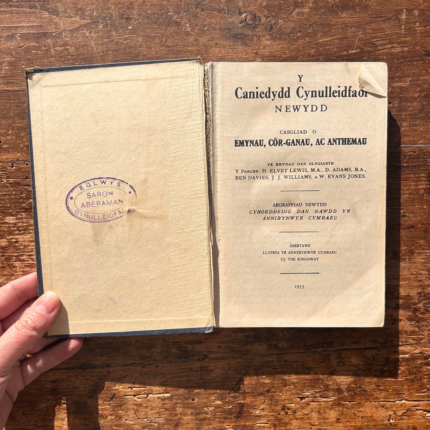 Y Caniedydd Cynulleidfaol - Emynau - 1953 (Preloved)