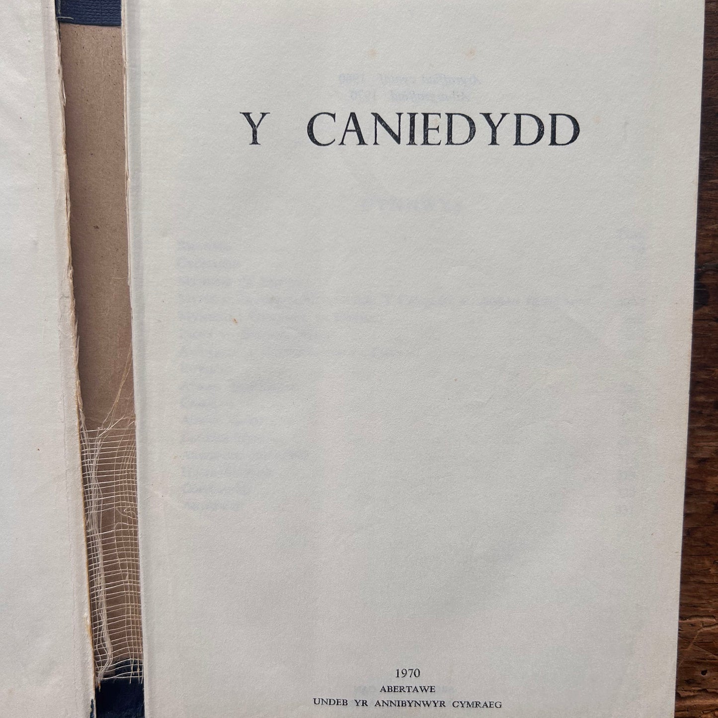 Y Caniedydd - Emynau - Welsh Hymns 1970 (Preloved)