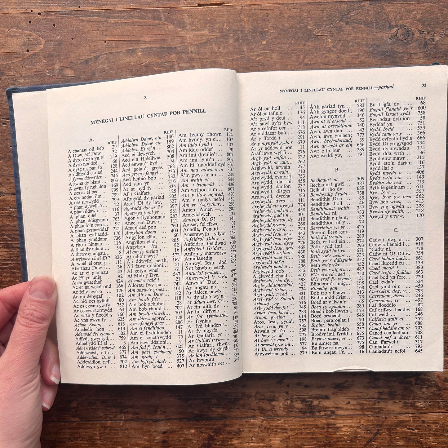 Y Caniedydd - Emynau - Welsh Hymns 1970 (Preloved)