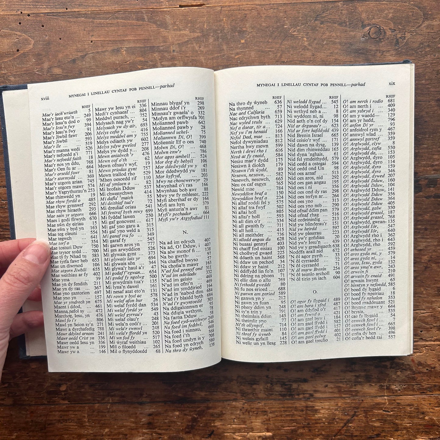 Y Caniedydd - Emynau - Welsh Hymns 1970 (Preloved)