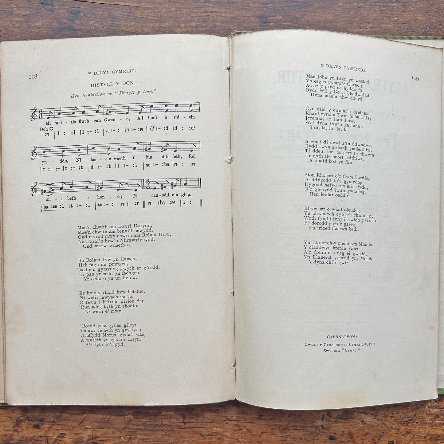 Y Delyn Gymreig - Y Delyn Gymreig - 1913 (Preloved)