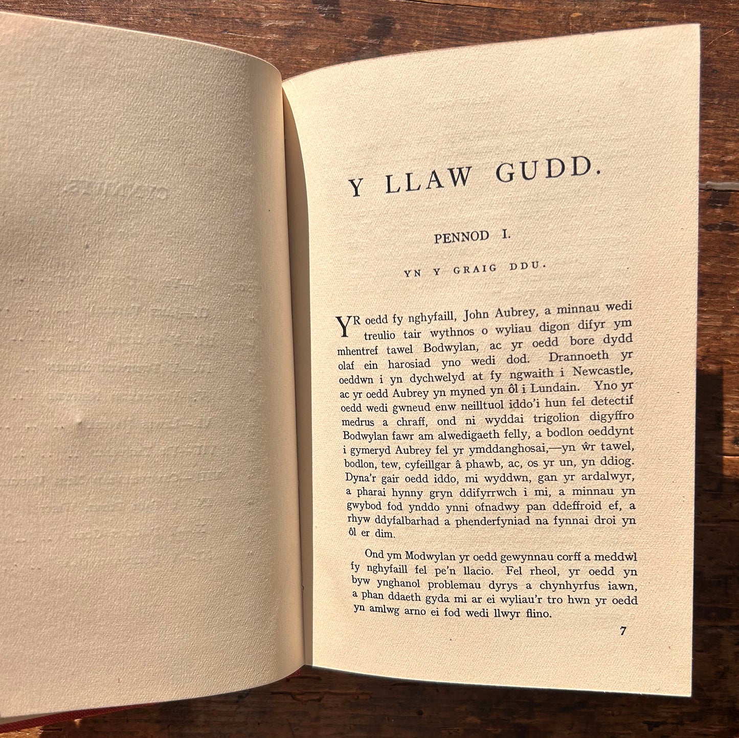 Y Llaw Gudd - E. Morgan Humpreys - 1924 (Preloved)