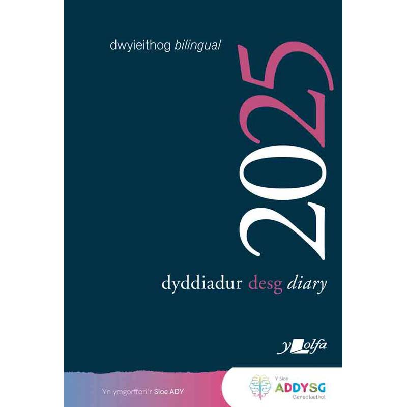 Desk Diary / Dyddiadur Desg - Bilingual - A4 - 2025