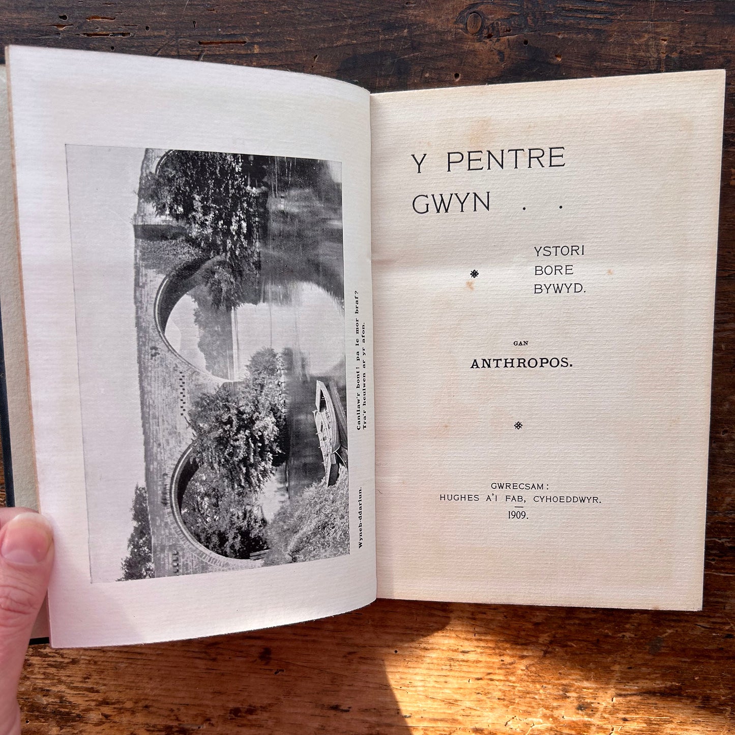 Y Pentre Gwyn Ystori Bore Bywyd -  Anthropos - 1909 1st edition (Preloved)