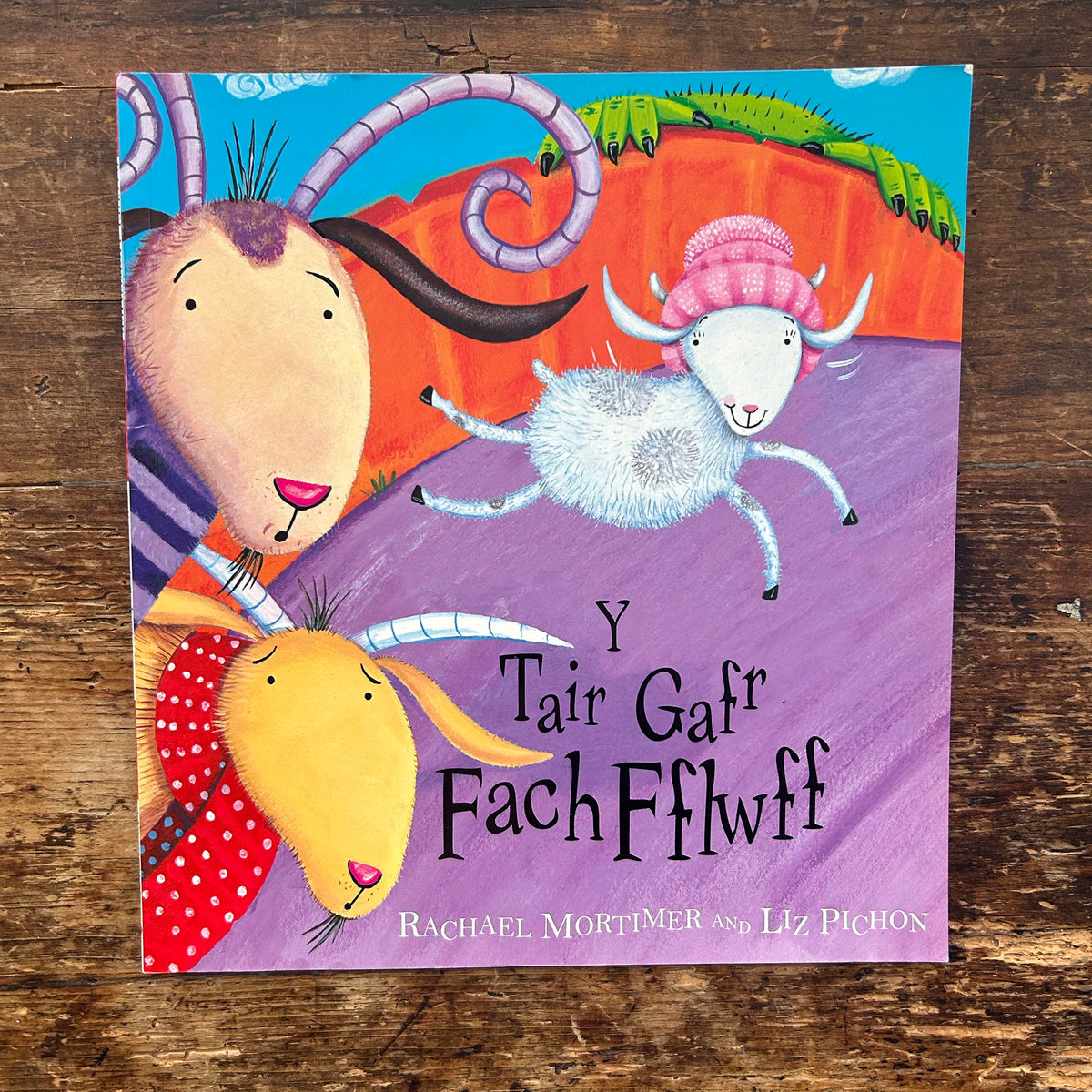 Y Tair Gafr Fach Fflwff - Rachael Mortimer and Liz Pichon  (Preloved)