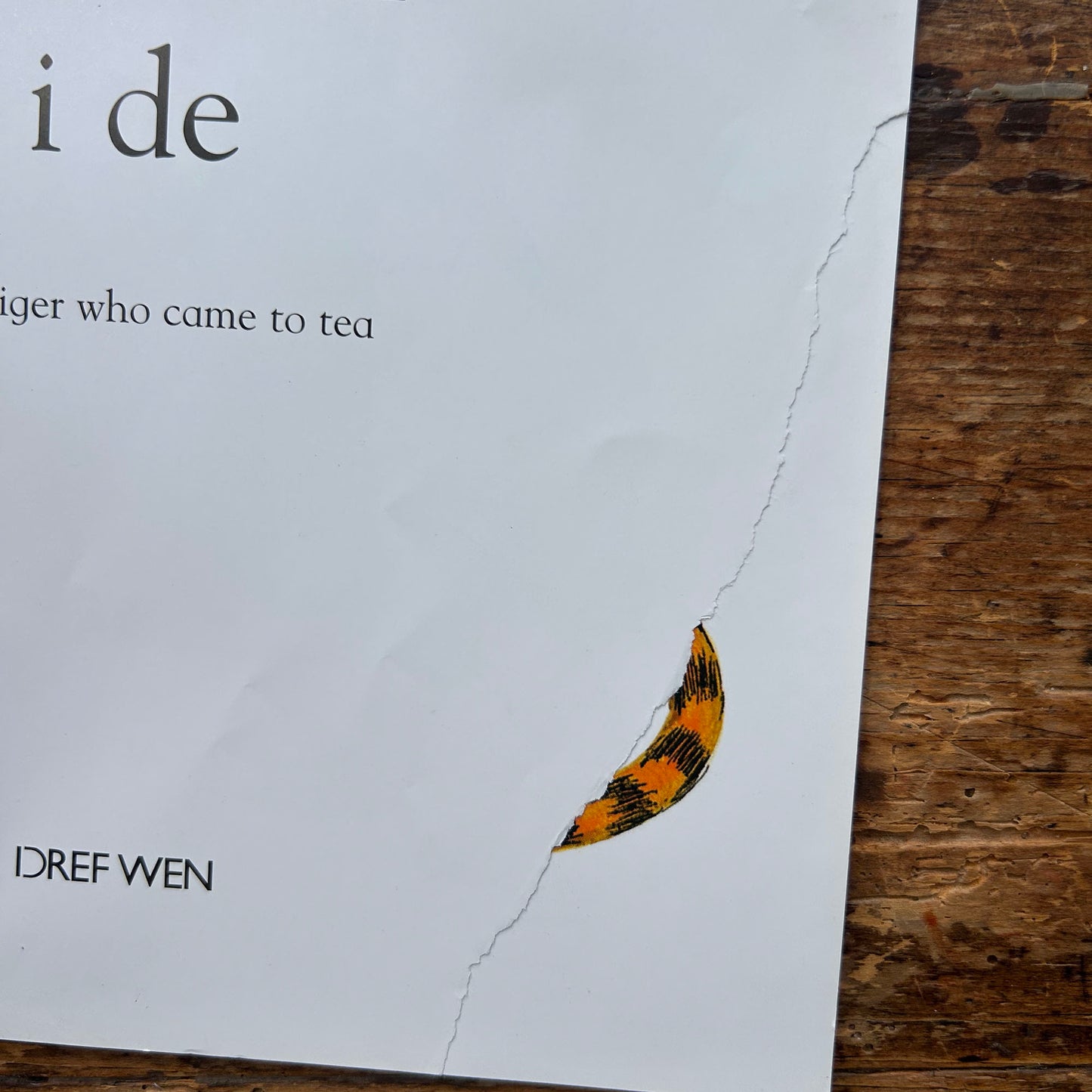 Y Teigr a Ddaeth i De - Y Teigr A Ddaeth i De - Cymraeg (Preloved)