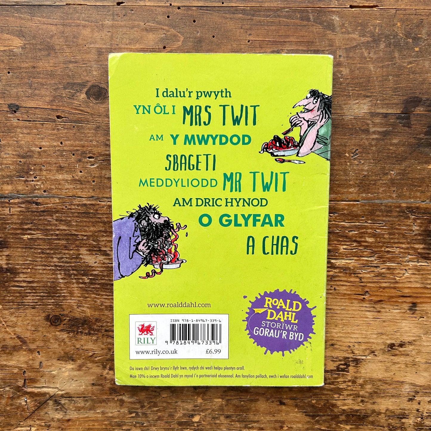 Y Twits - The Twits - Roald Dahl - Welsh (Preloved)