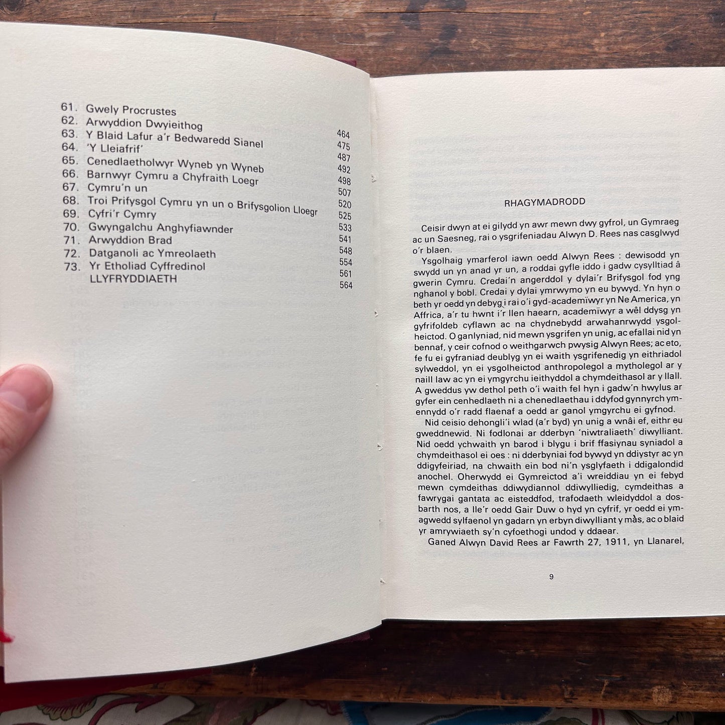 Ym Marn - Alwyn D. Rees - 1976 (Preloved)