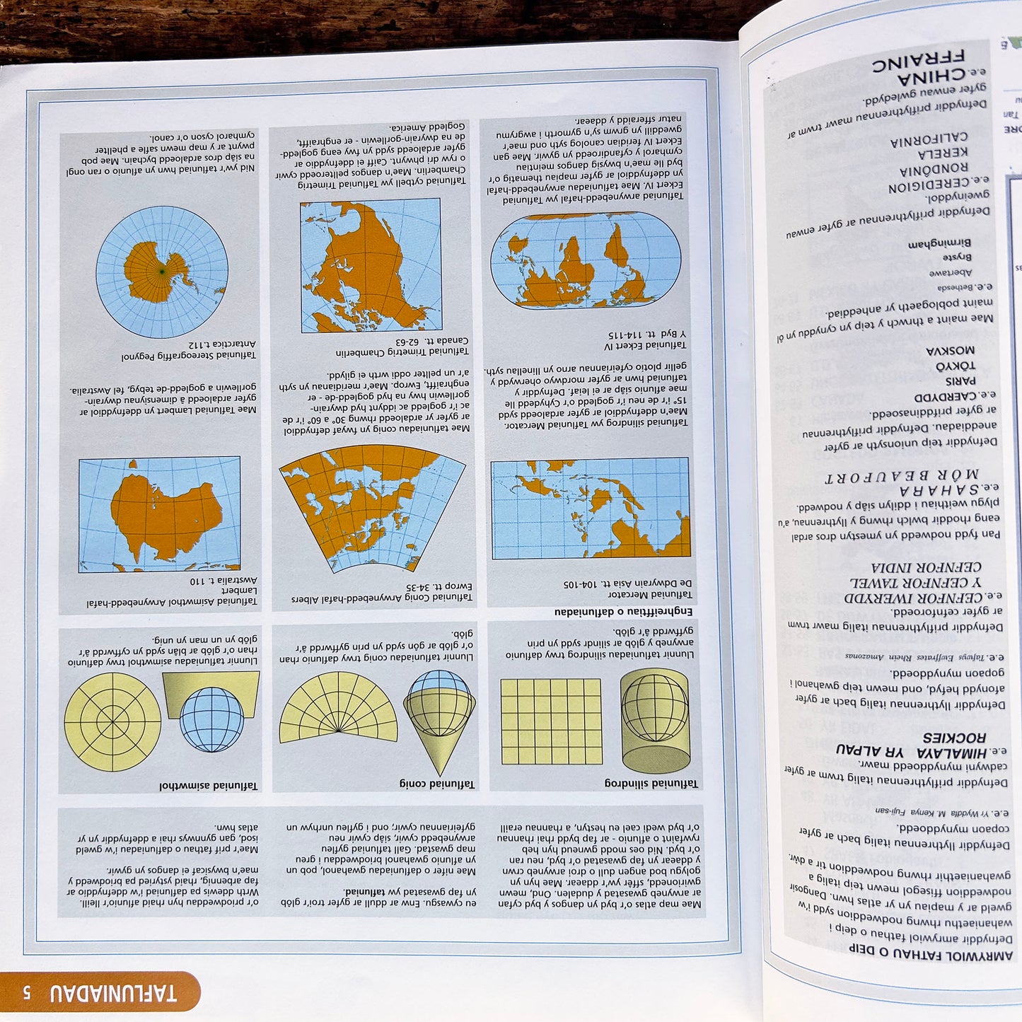 Yr Atlas Cymraeg Newydd - Welsh Atlas 1999 (Preloved)