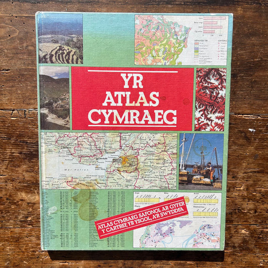 Yr Atlas Cymraeg - Welsh Atlas 1987 (Preloved)