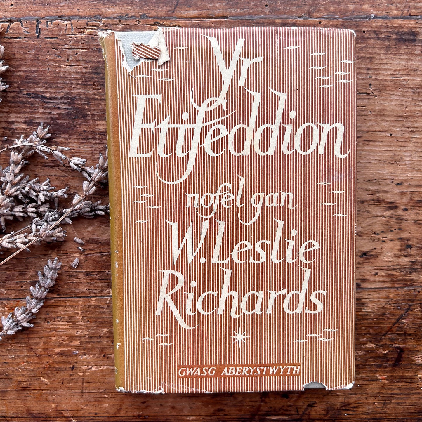 Yr Ettfeddion - Nofel Gan W. Leslie Richards - 1956 1st edition (Preloved)