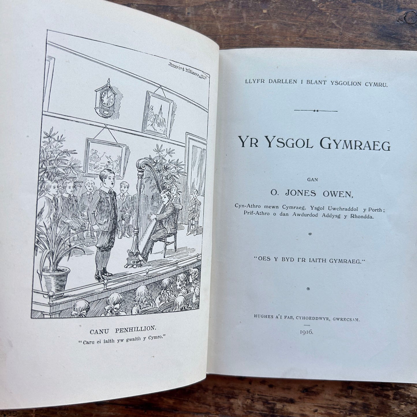 Yr Ygsol Gymraeg - O.J. Owen - 1916 (Preloved)