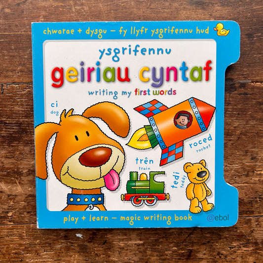 Ysgrifennu Geiriau Cyntaf / Writing My First Words (Preloved)