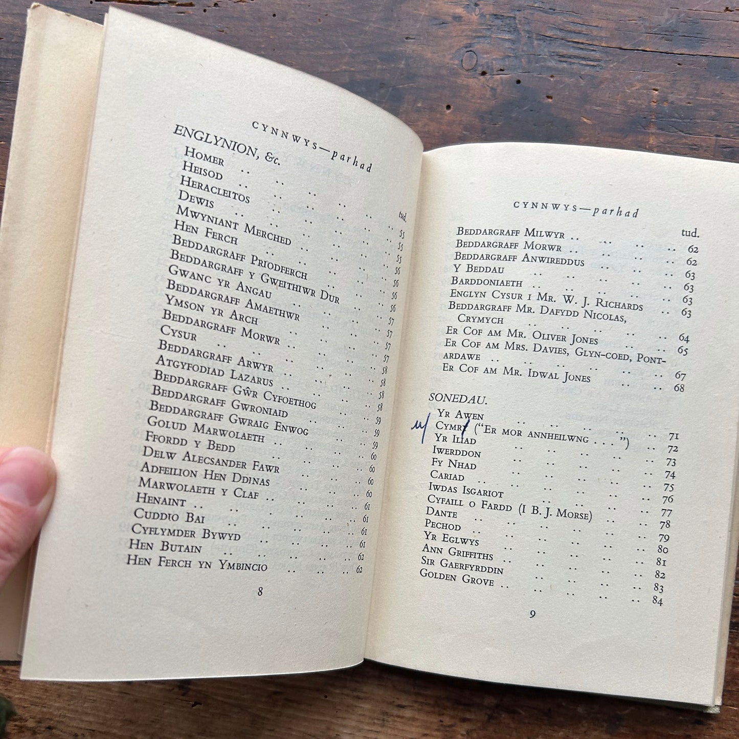 Ysgubau'r Awen - Gwenallt - Poetry 1951 (Preloved)