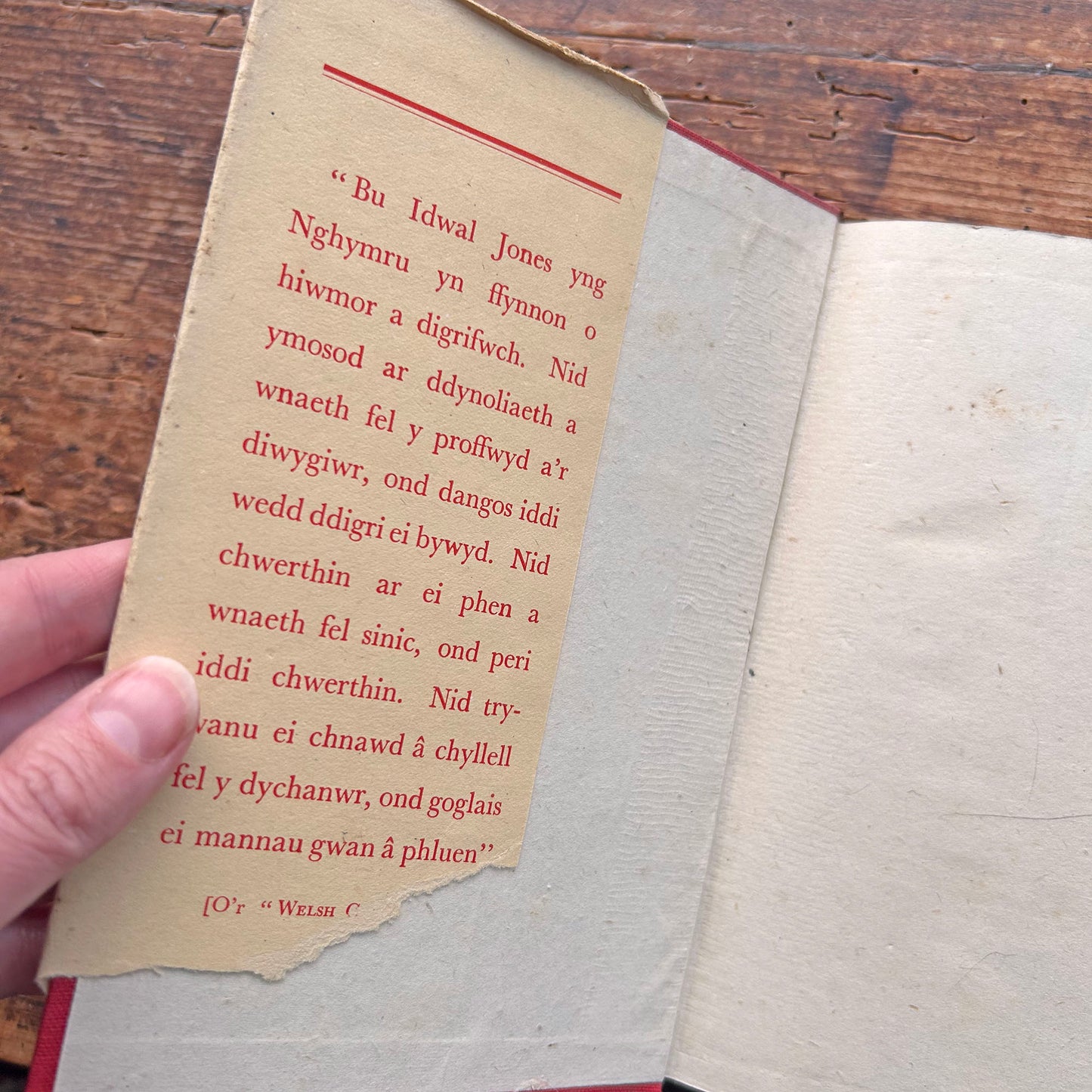 Ystoriau Pharodiau - Idwal Jones - 1944 (Preloved)