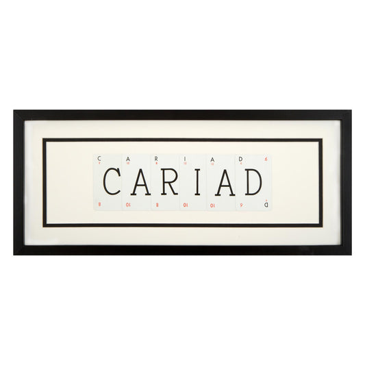 Picture - Vintage Playing Cards - Cariad / Love