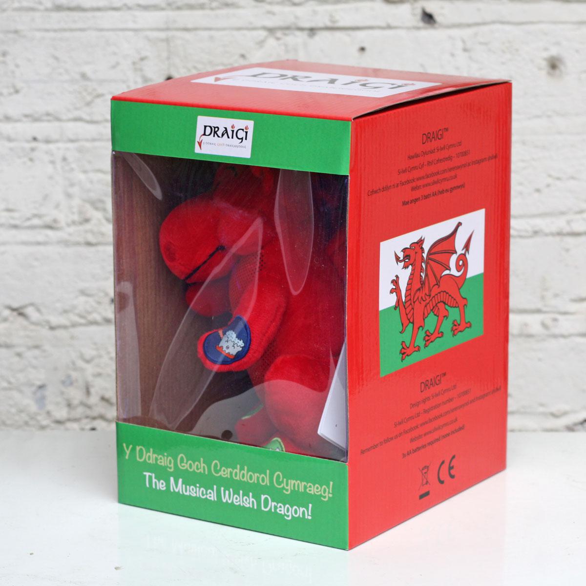Toy - Draigi - Singing Welsh Dragon