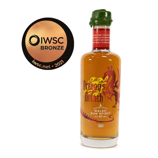Spiced Rum - Dragon's Breath - 50cl - Spirit of Wales (UK Postage Included)