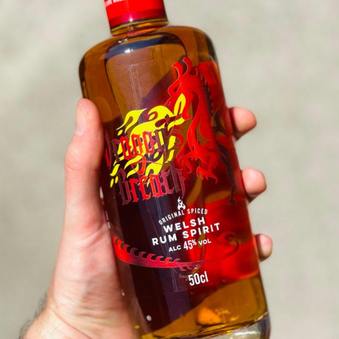 Spiced Rum - Dragon's Breath - 50cl - Spirit of Wales (UK Postage Included)