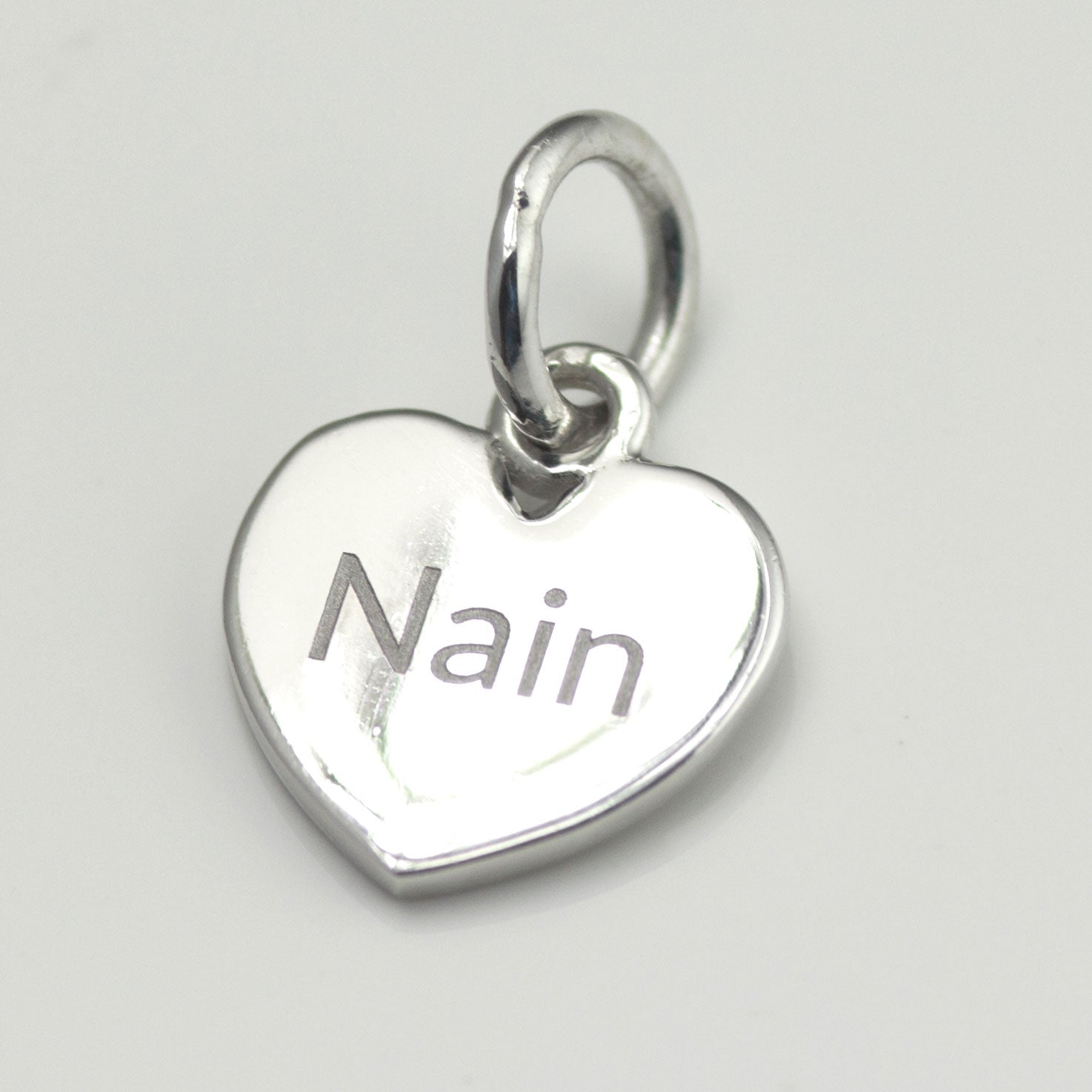 Pendant / Charm - Nan - Nain - Sterling Silver or Gold Plated-The Welsh Gift Shop