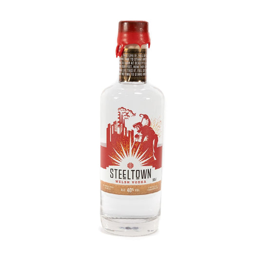 Welsh Vodka - Steeltown - 50cl - Spirit of Wales (UK Postage Included)