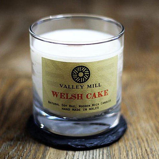 Soy Candle & Coaster - Handmade - Welsh Cakes-Candle-The Welsh Gift Shop