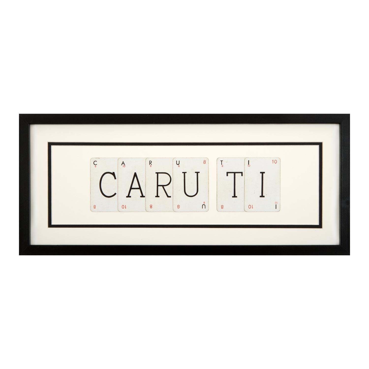 Picture - Vintage Playing Cards - Caru Ti / Love You