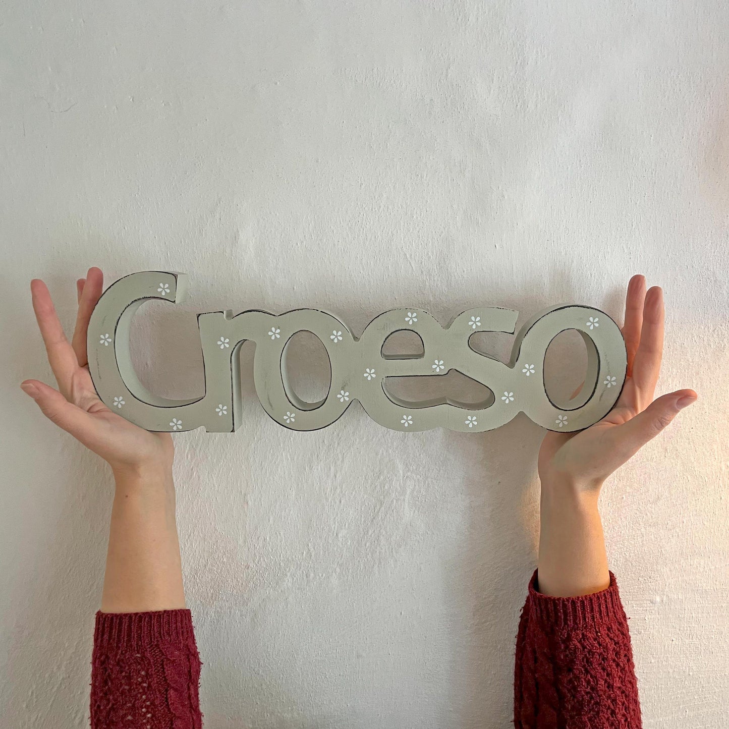 Decoration - Wooden Word - Croeso / Welcome