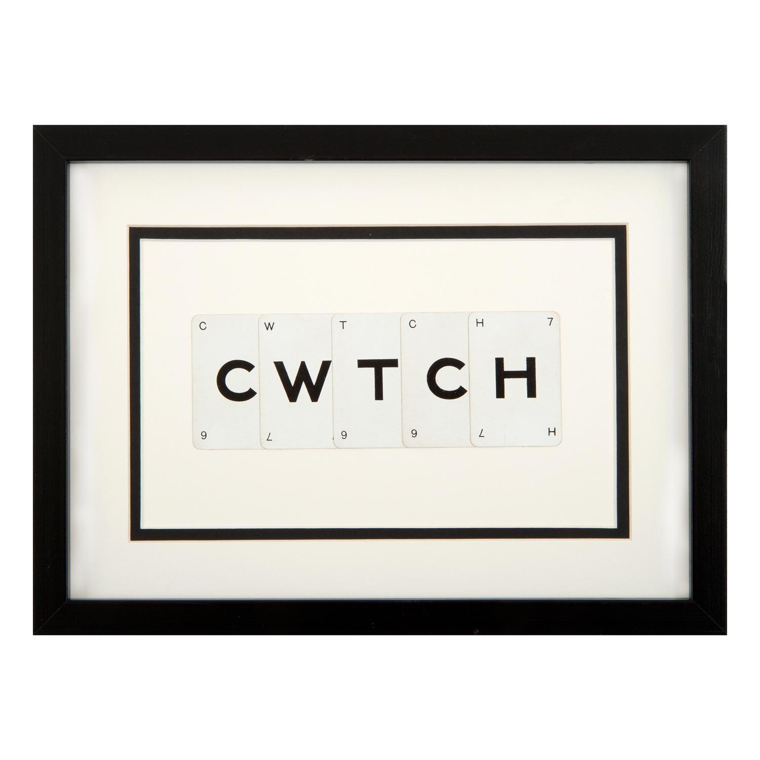 Picture - Vintage Playing Cards - Cwtch / Cuddle