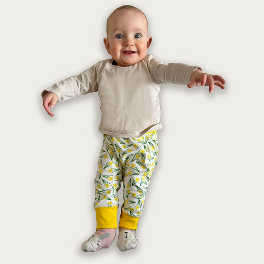 Leggings / Harem pants - Baby / Kids - Daffodil Print