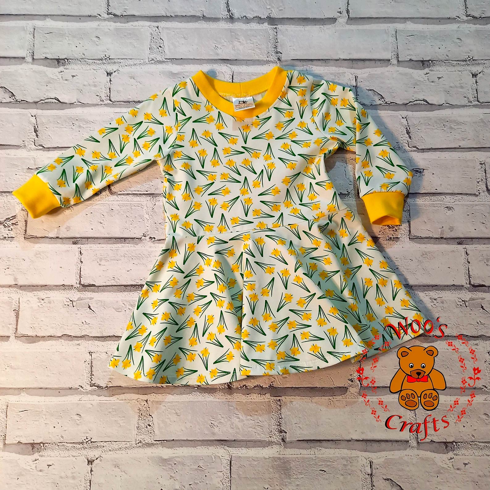 Daffodil shop print dress