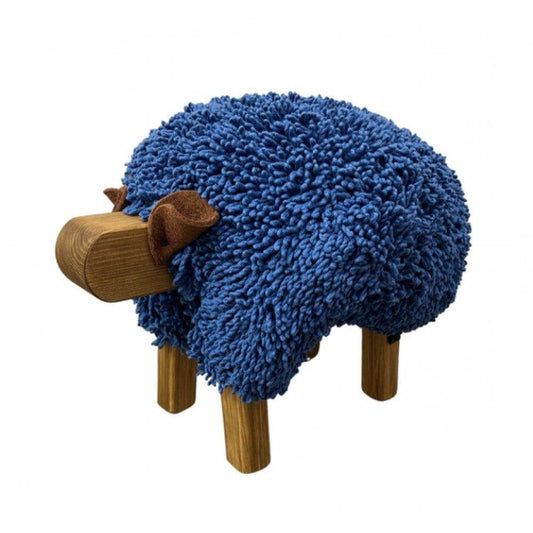 Foot Rest - Welsh Sheep - Original Ewemoo - Electric Blue