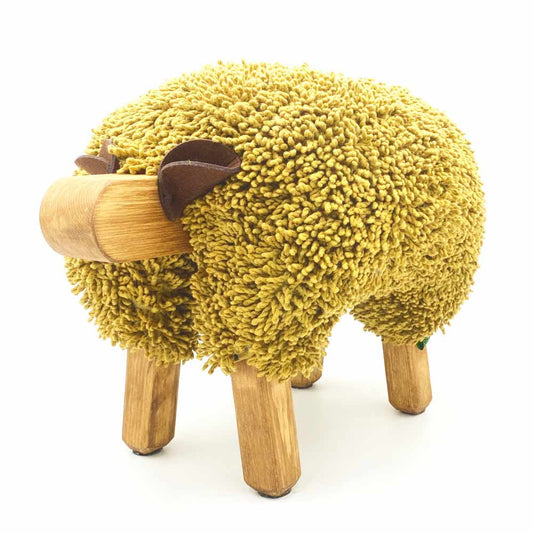 Foot Rest - Welsh Sheep - Original Ewemoo - Golden Mist