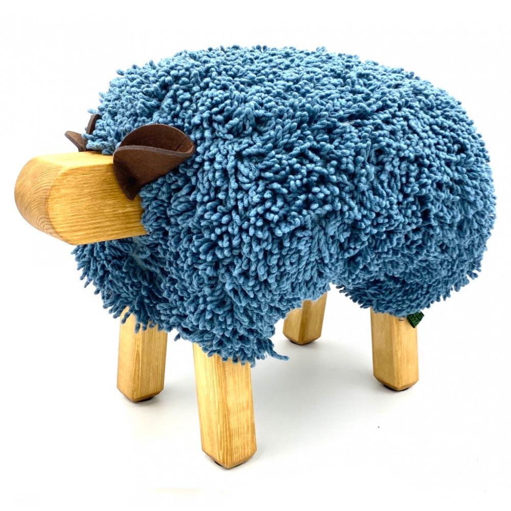 Foot Rest - Welsh Sheep - Original Ewemoo - Blue Stone