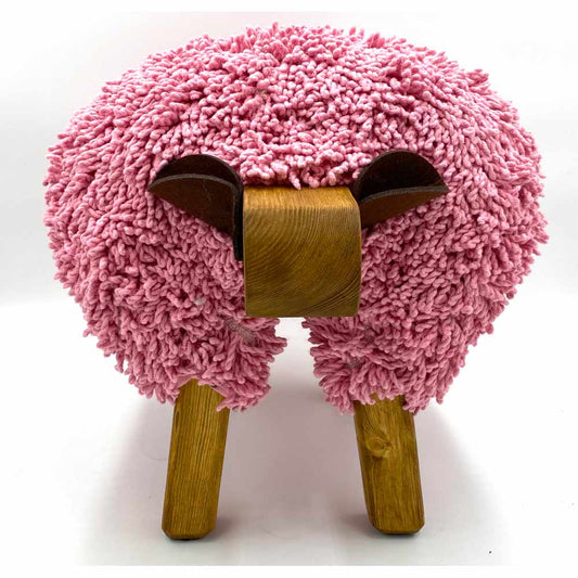 Foot Rest - Welsh Sheep - Original Ewemoo - Pink