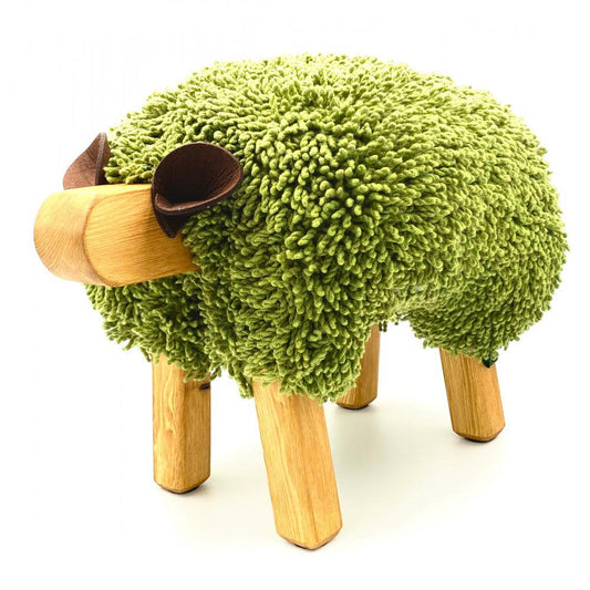 Foot Rest - Welsh Sheep - Original Ewemoo - Turtle Green