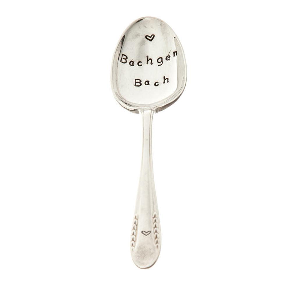 Spoon - Hand-stamped - Merch Fach / Bachgen Bach - Little Girl / Boy