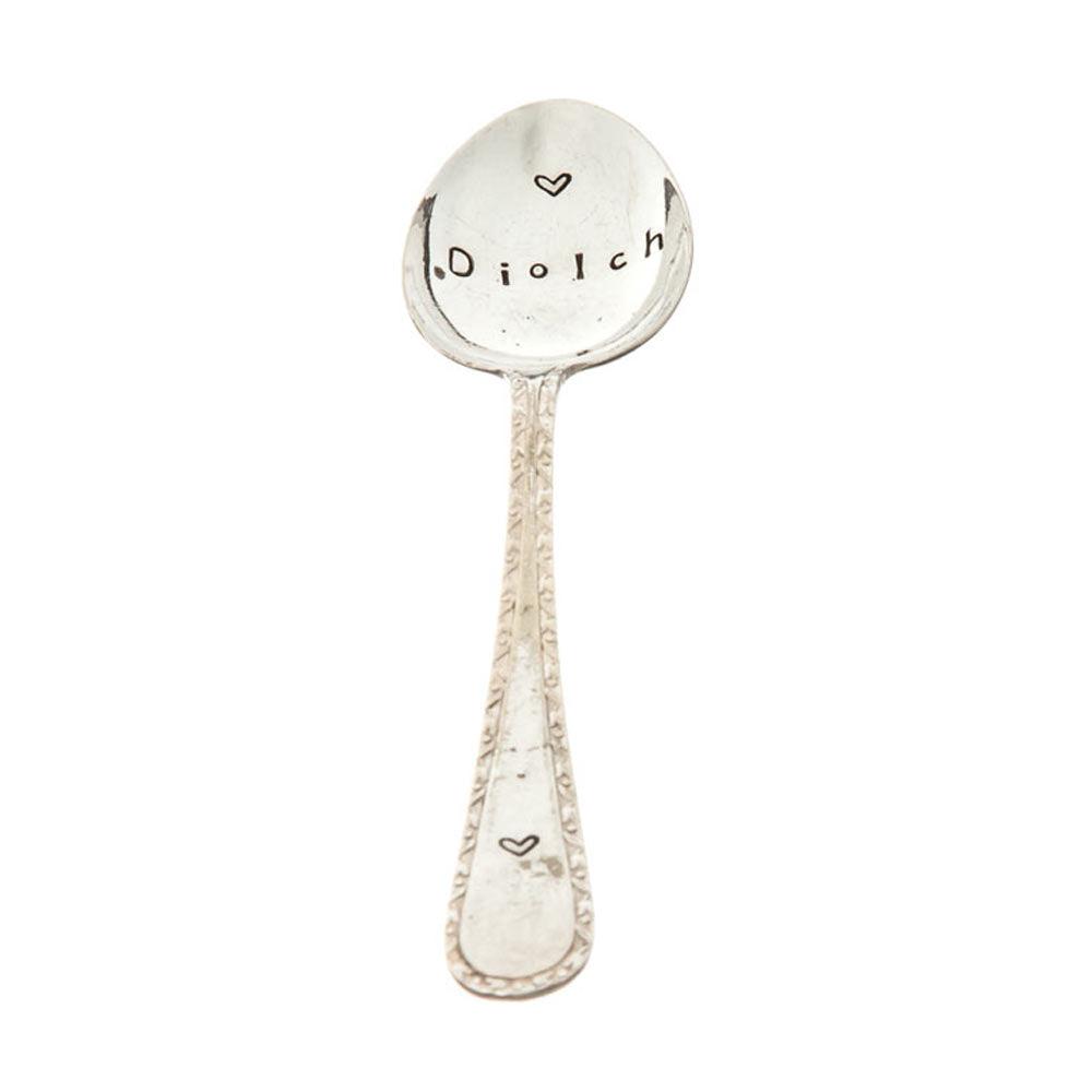 Spoon - Hand-stamped - Diolch / Diolch Miss - Thank you Miss