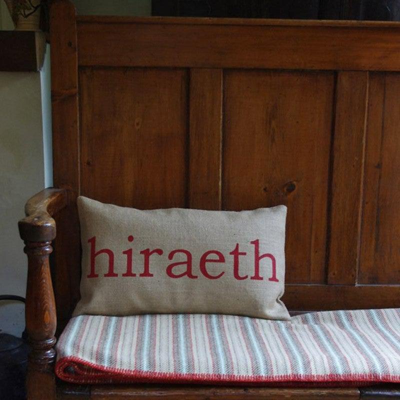 Cushion Cover - Welsh - Hiraeth / Longing for Wales