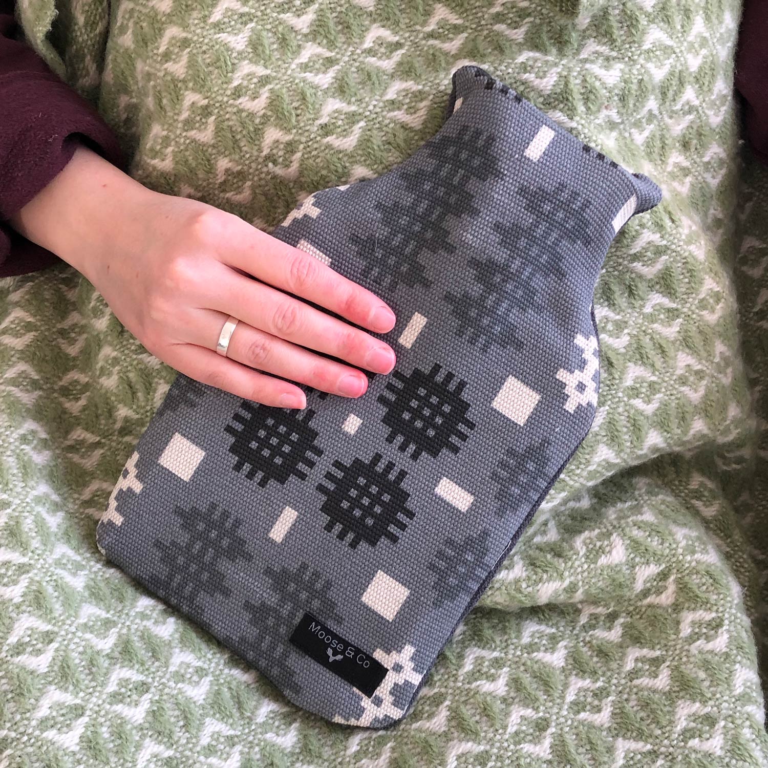 Hot Water Bottle Welsh Tapestry Print Various Colours