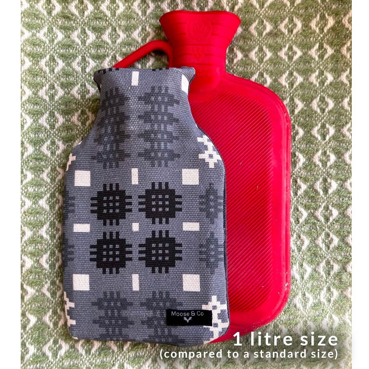 Hot Water Bottle - Welsh Tapestry Print - Various Colours