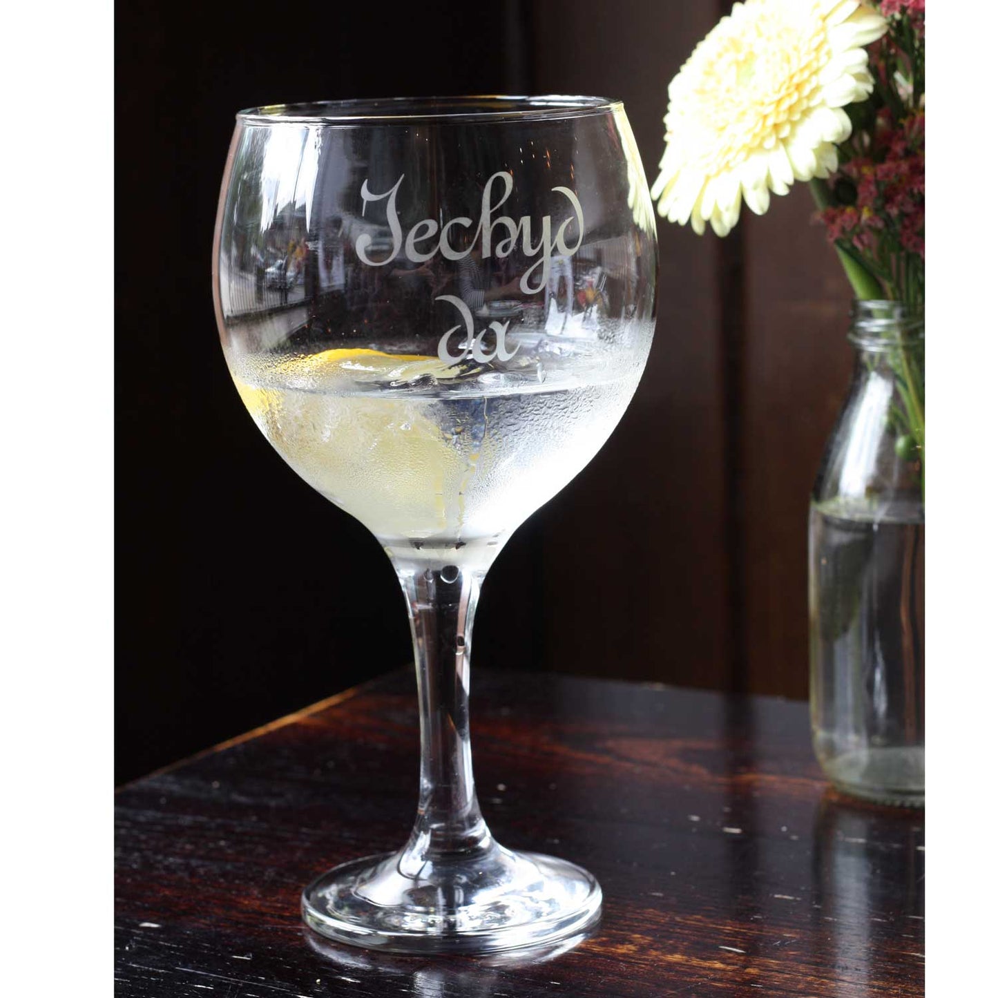 Balloon Glass - Iechyd Da - Cheers / Good Health - NEW