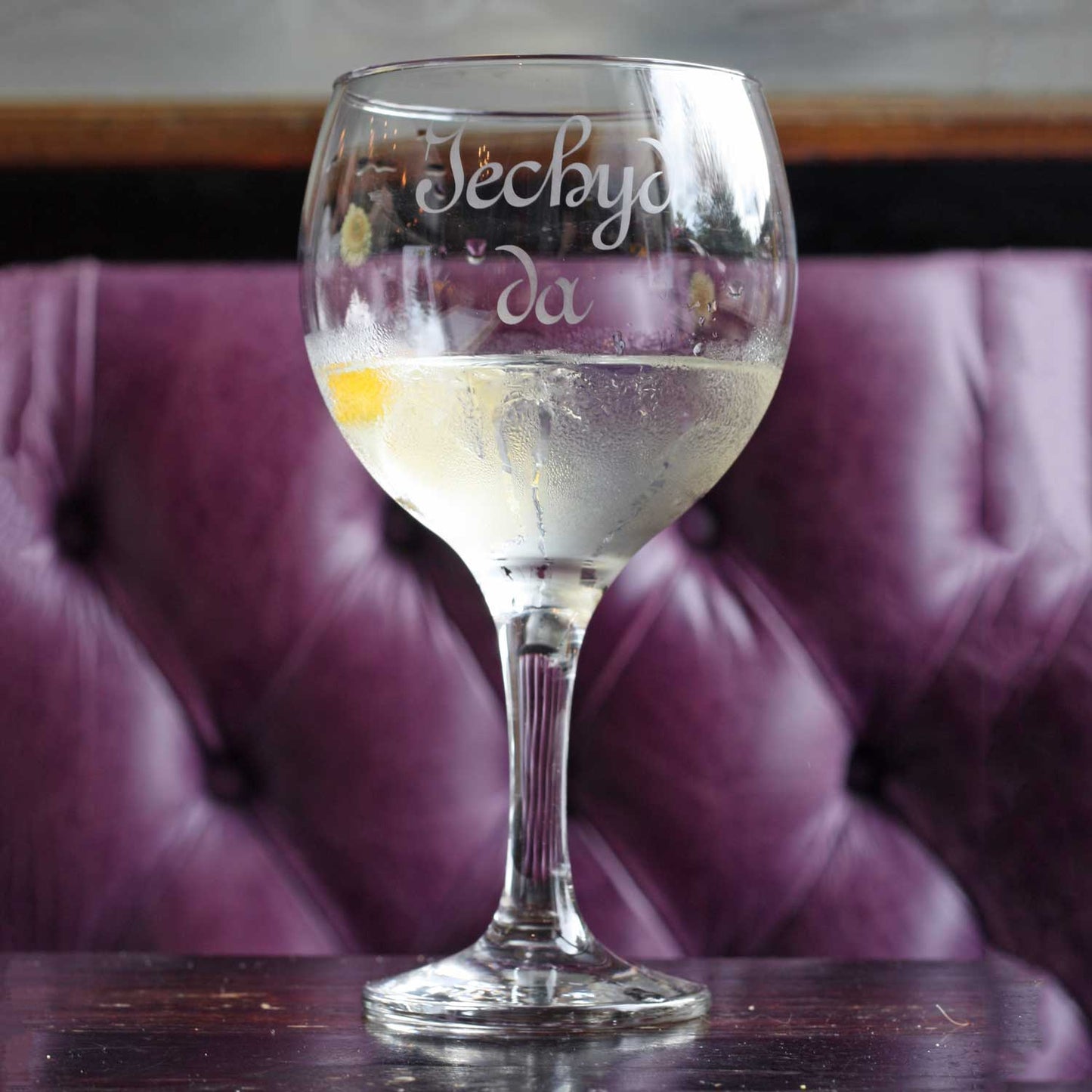 Balloon Glass - Iechyd Da - Cheers / Good Health - NEW