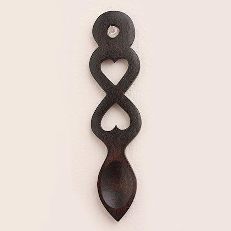 TRADE Love Spoon - Handmade - Welsh - Small - Dark