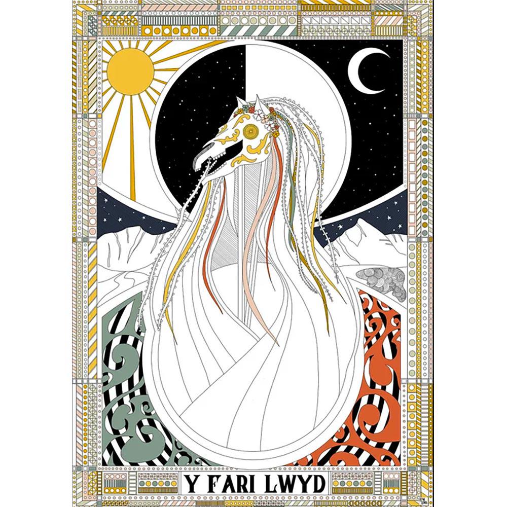 Art Print Y Fari Lwyd Mari Lwyd A2 The Welsh Gift Shop Art Print Y Fari Lwyd Mari Lwyd A2 The Welsh Gift Shop