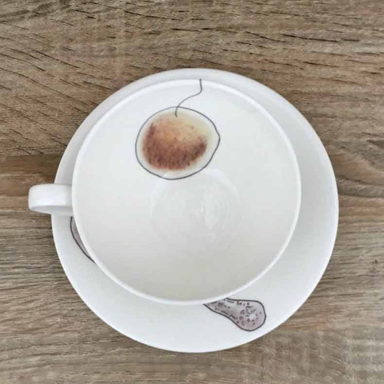 Cup & Saucer - Teabag - Te Brecwast / Breakfast Tea - XL