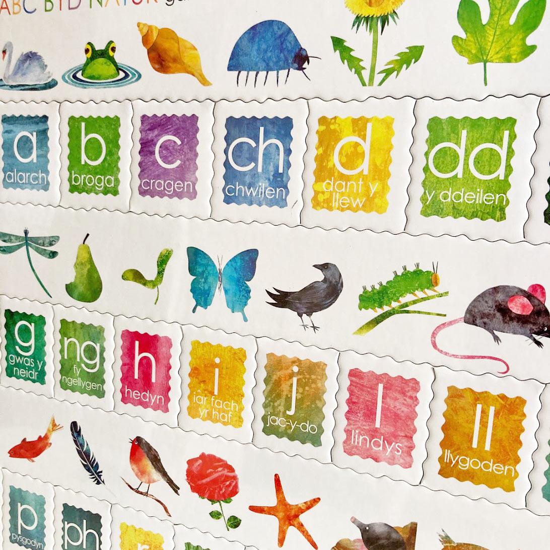 Jig-So ABC Byd Natur - Welsh Alphabet Jigsaw - Luned Aaron