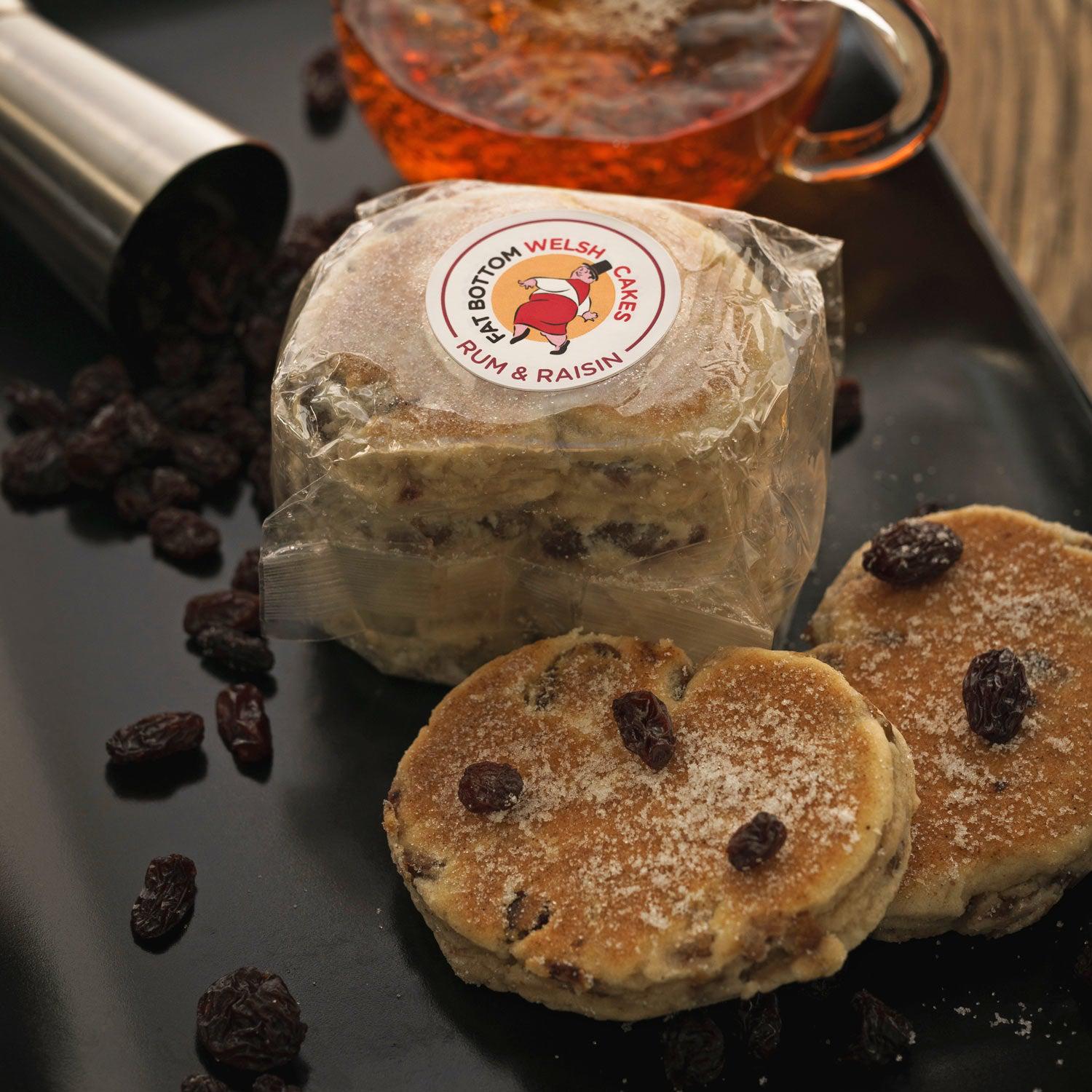 Welsh Cakes - Fat Bottom - Rum and Raisin (1st Class Postage Included)