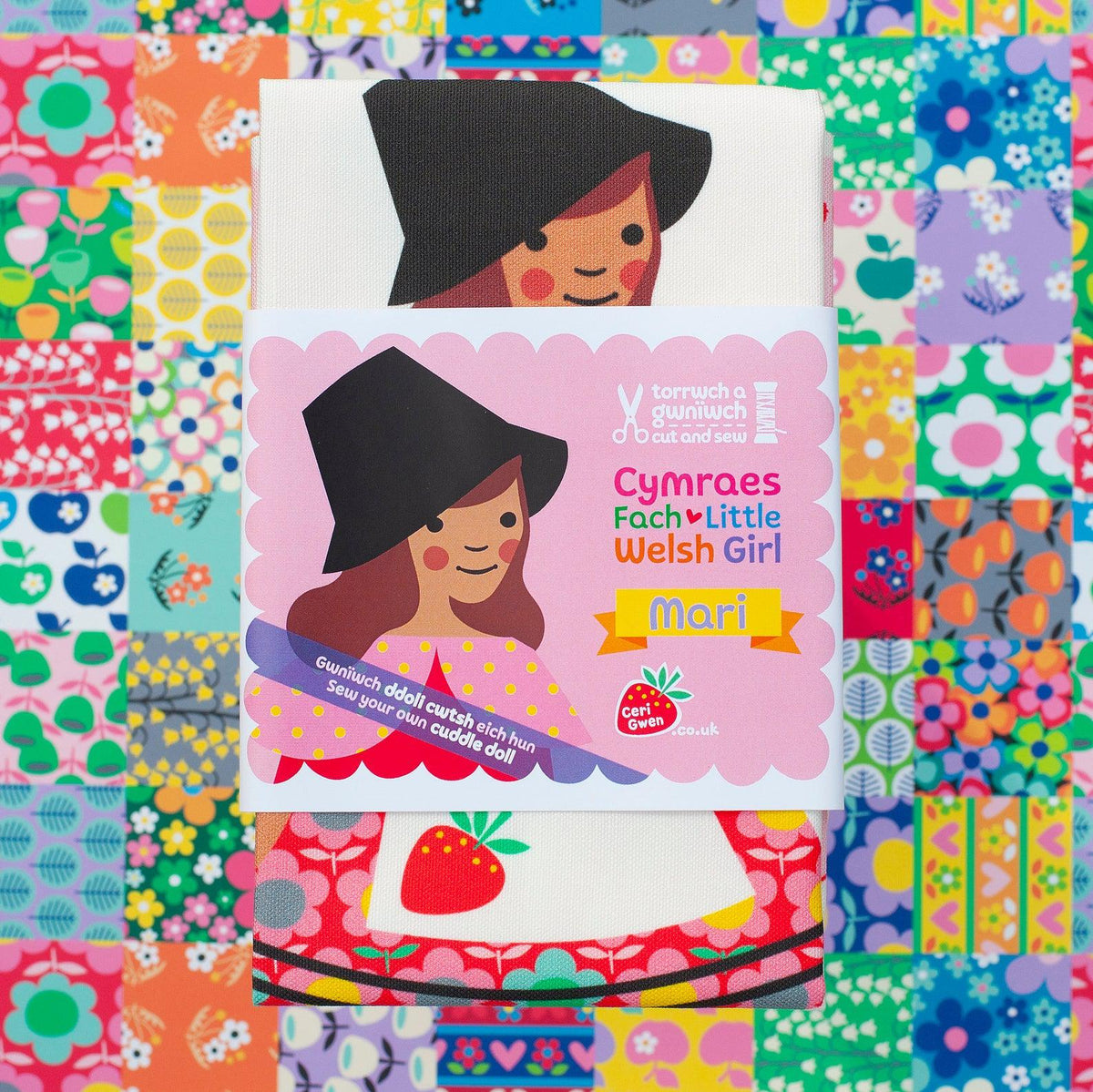 Welsh Doll - Cut and Sew - Little Welsh Girl - Mari